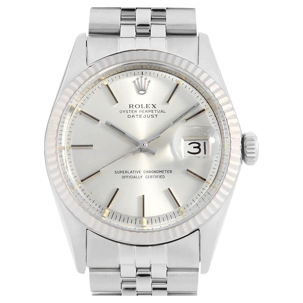 Rolex Datejust 1601 Antique Men's Watch, Silver Dial, Stainless Steel - No. 17