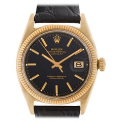 Rolex Datejust 1601, Black Dial, Certified and Warranty