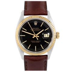 Rolex Datejust 1601, Black Dial, Certified and Warranty