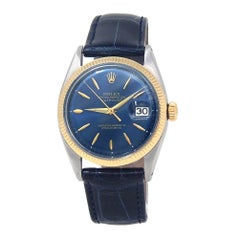 Rolex Datejust 1601, Blue Dial, Certified and Warranty