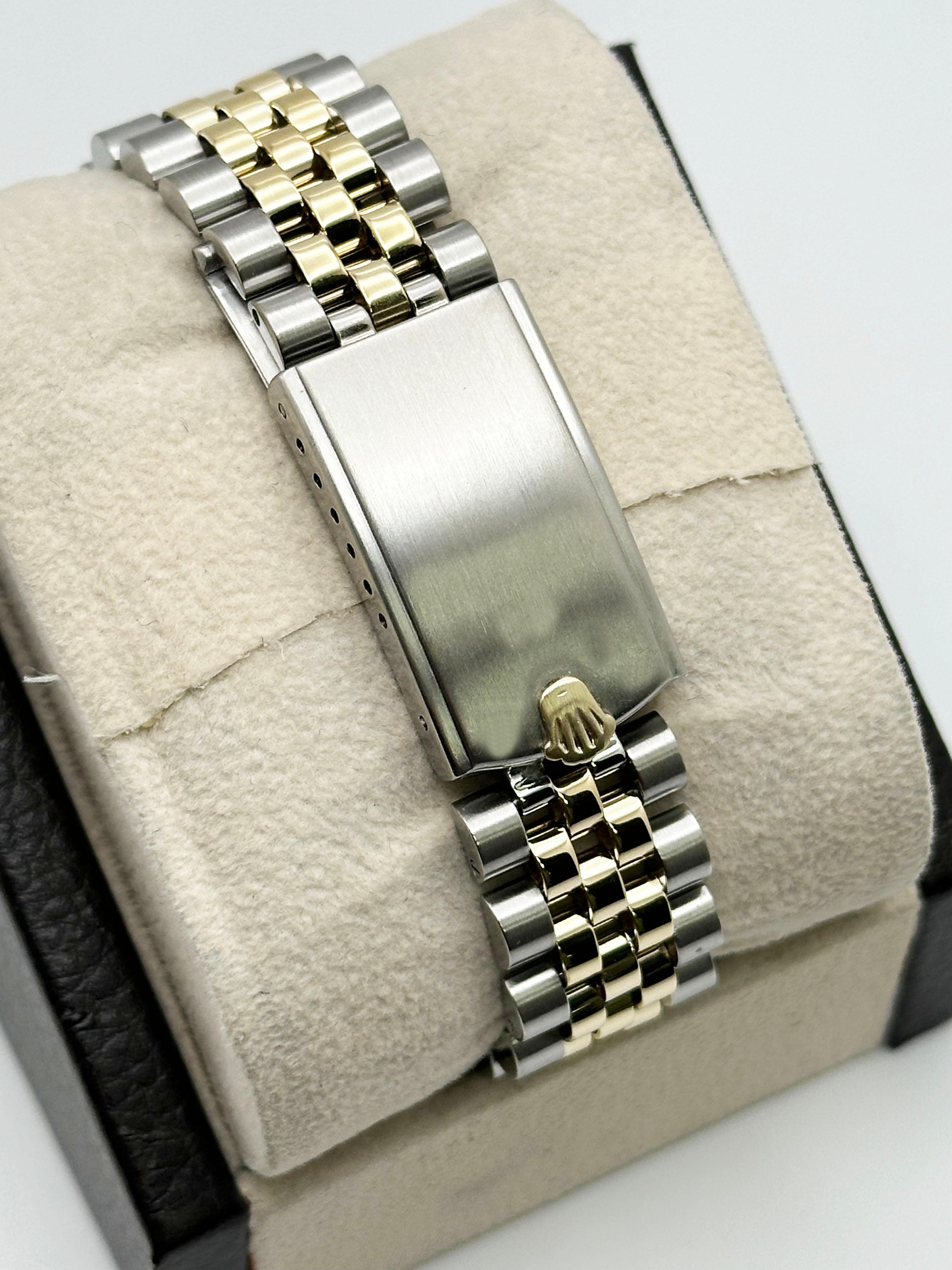 Rolex Datejust 1601 Champagne Pie Pan Dial 14K Yellow Gold Stainless Steel 2