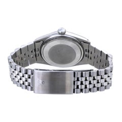 Rolex Datejust 1601 Jubilee Men's Watch 18 Karat White Gold Bezel
