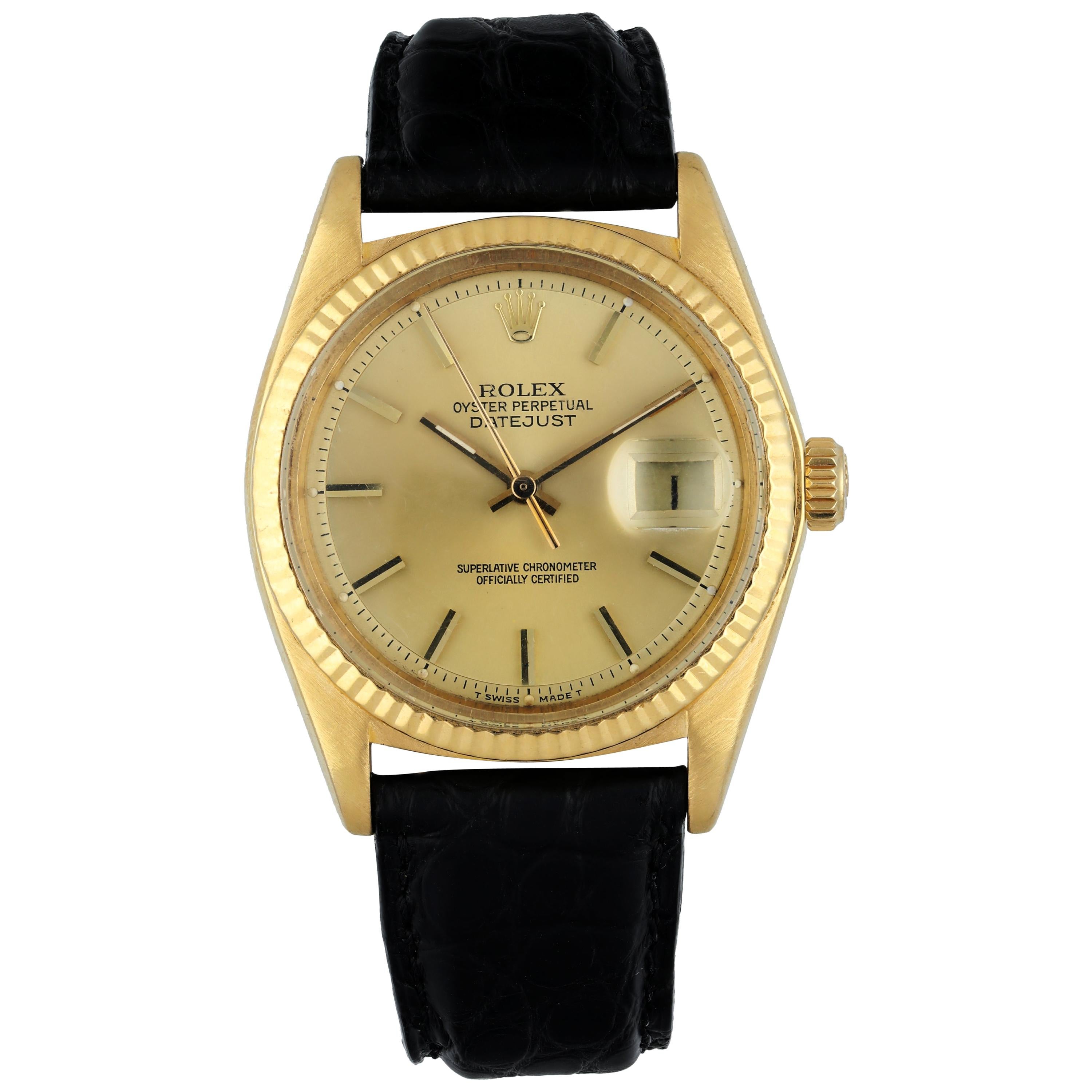 Rolex Datejust 1601 Men's Watch For Sale