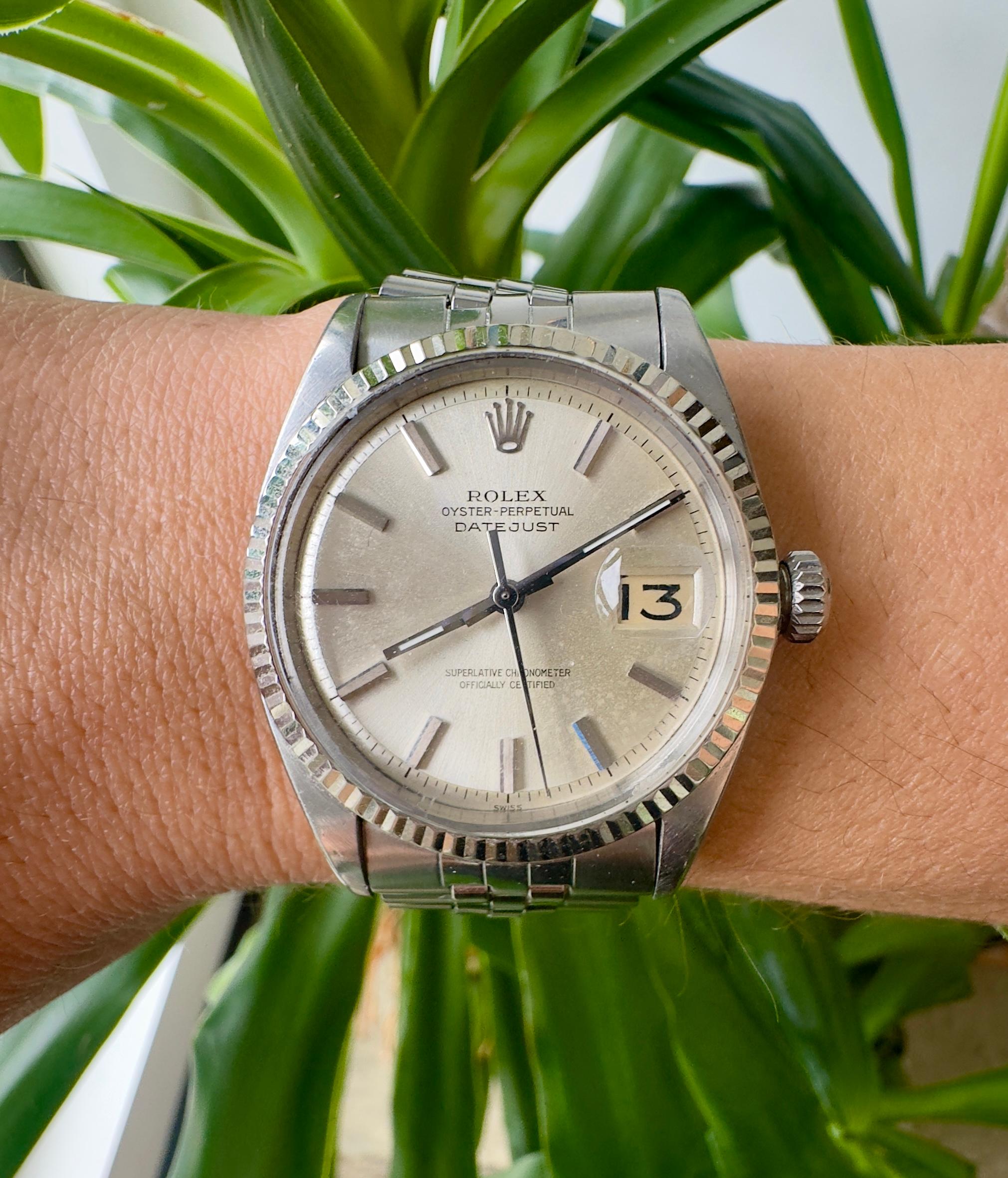 Rolex Datejust 1601 Stainless Steel 1963 Automatic In Good Condition In Houston, TX