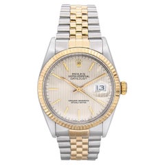 Reloj Rolex Datejust 16013 Esfera Tapiz Acero Oro 18K Hombre