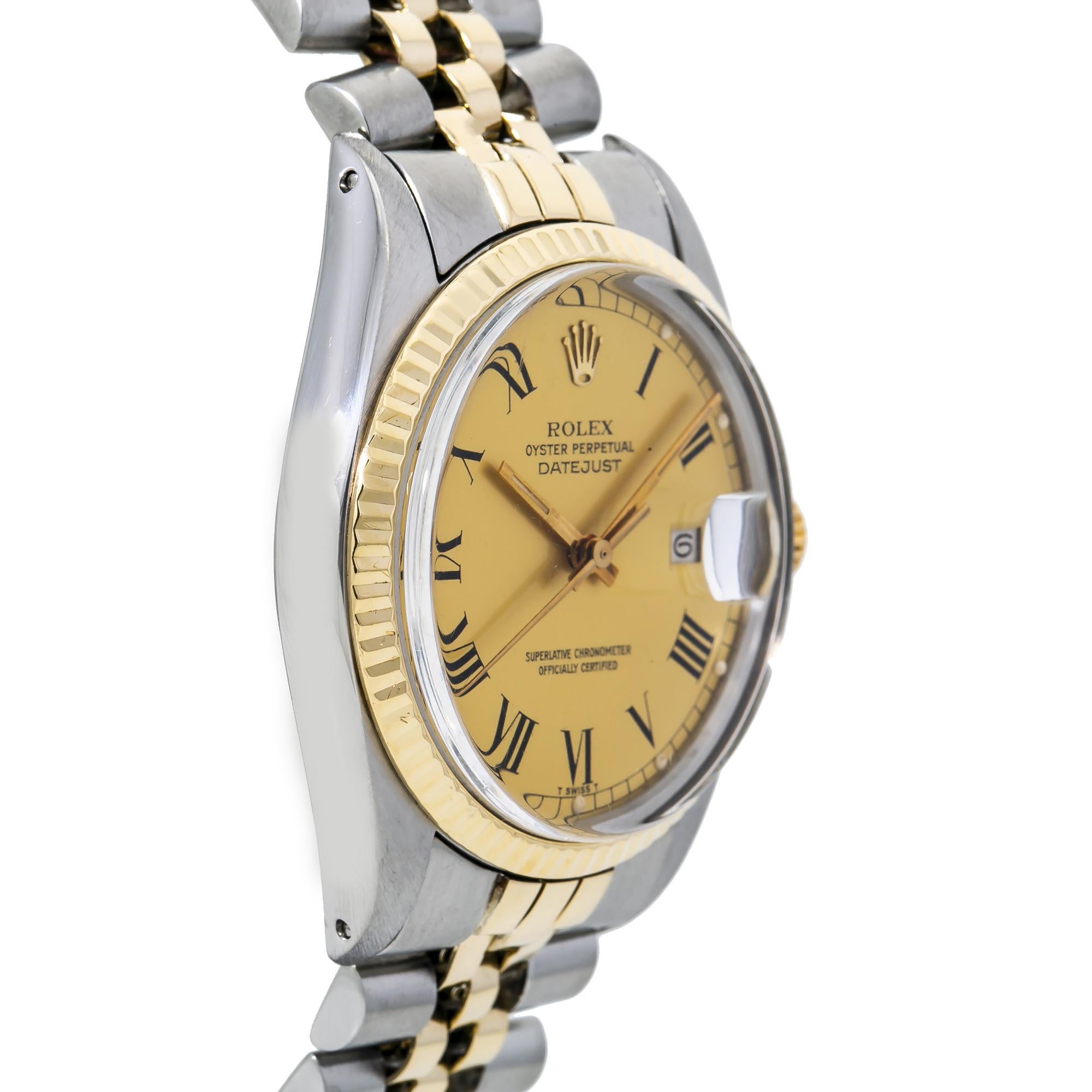 Rolex Datejust 16013, Champagne Dial, Certified and Warranty For Sale 1