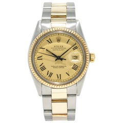 Rolex Datejust 16013, Champagne Dial, Certified and Warranty