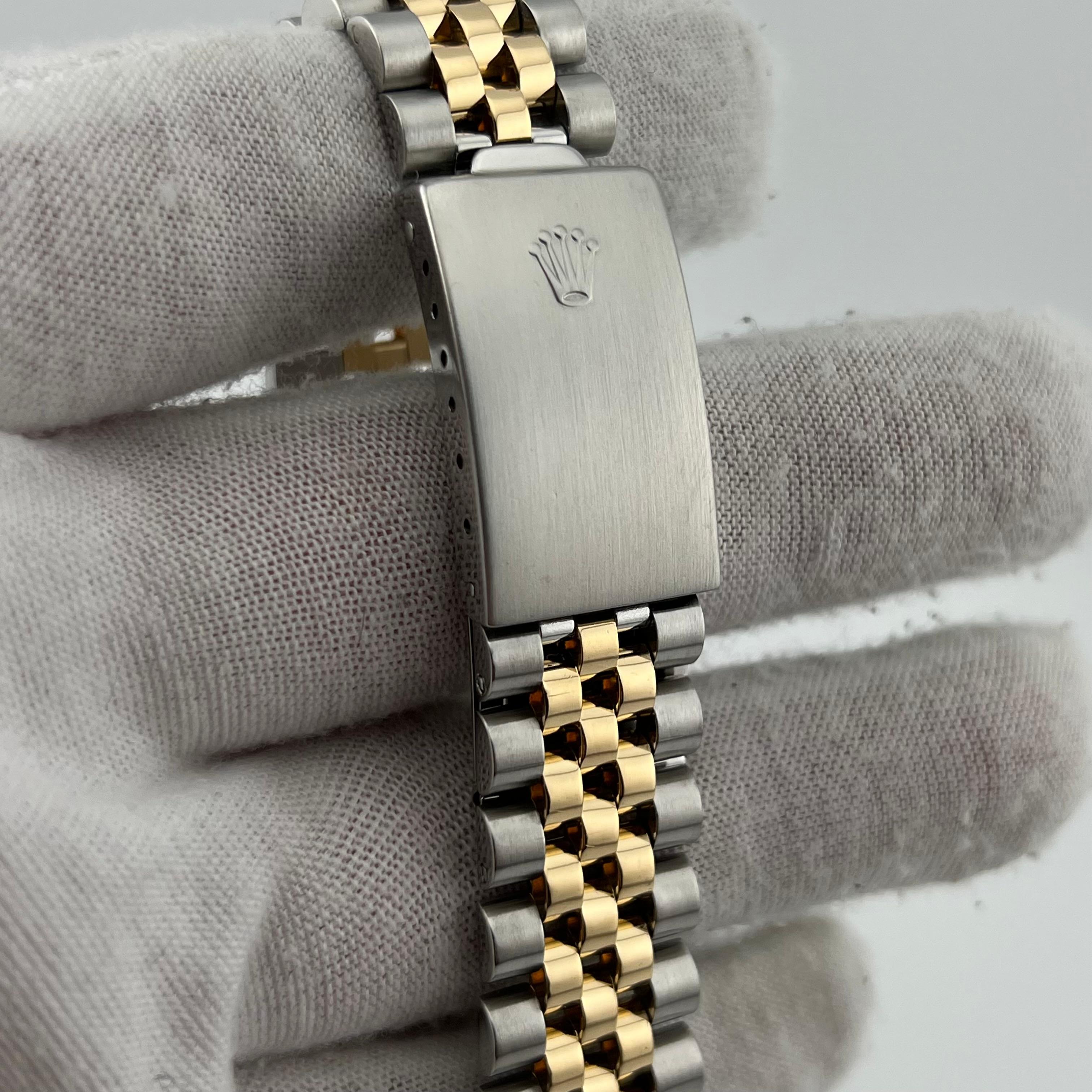 Rolex Datejust 16013 36mm Champagner-Zifferblatt 18K Gelbgold Edelstahl 1