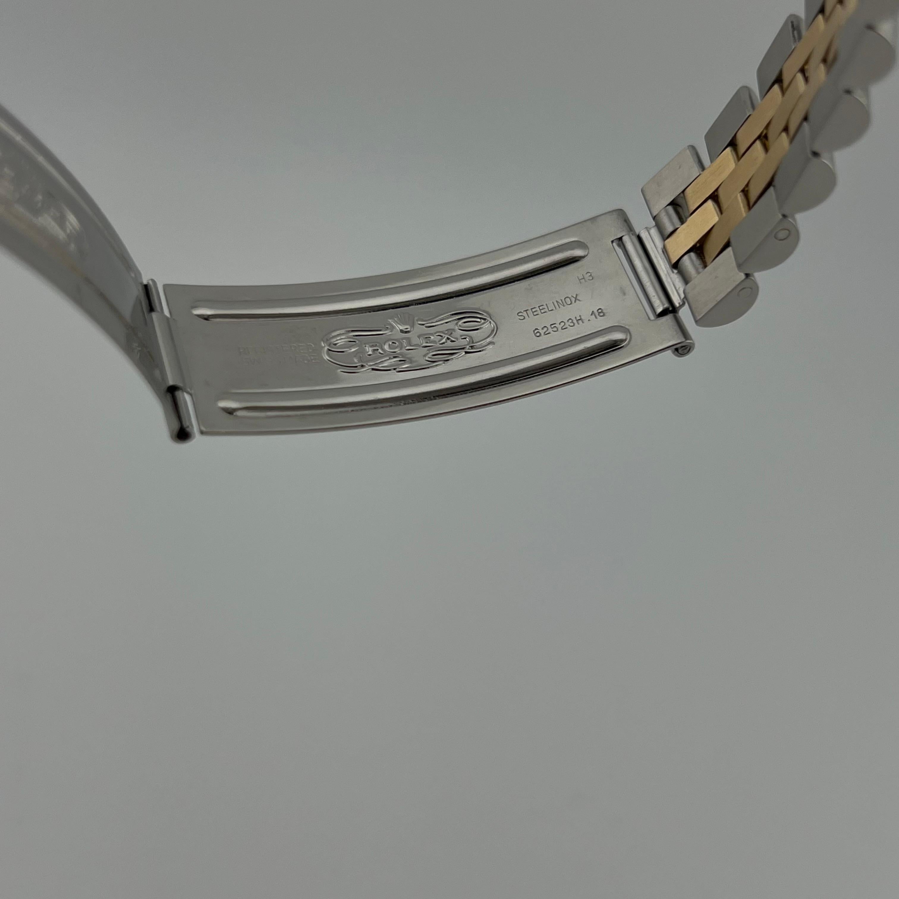 Rolex Datejust 16013 36mm Champagner-Zifferblatt 18K Gelbgold Edelstahl 2