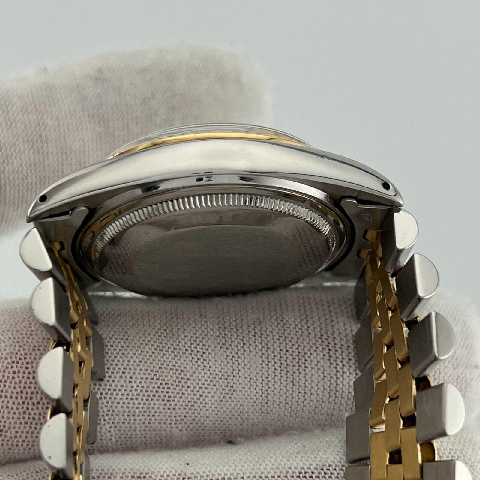 Rolex Datejust 16013 36mm Jubilee Arabic Dial 18K Yellow Gold Stainless Steel For Sale 5