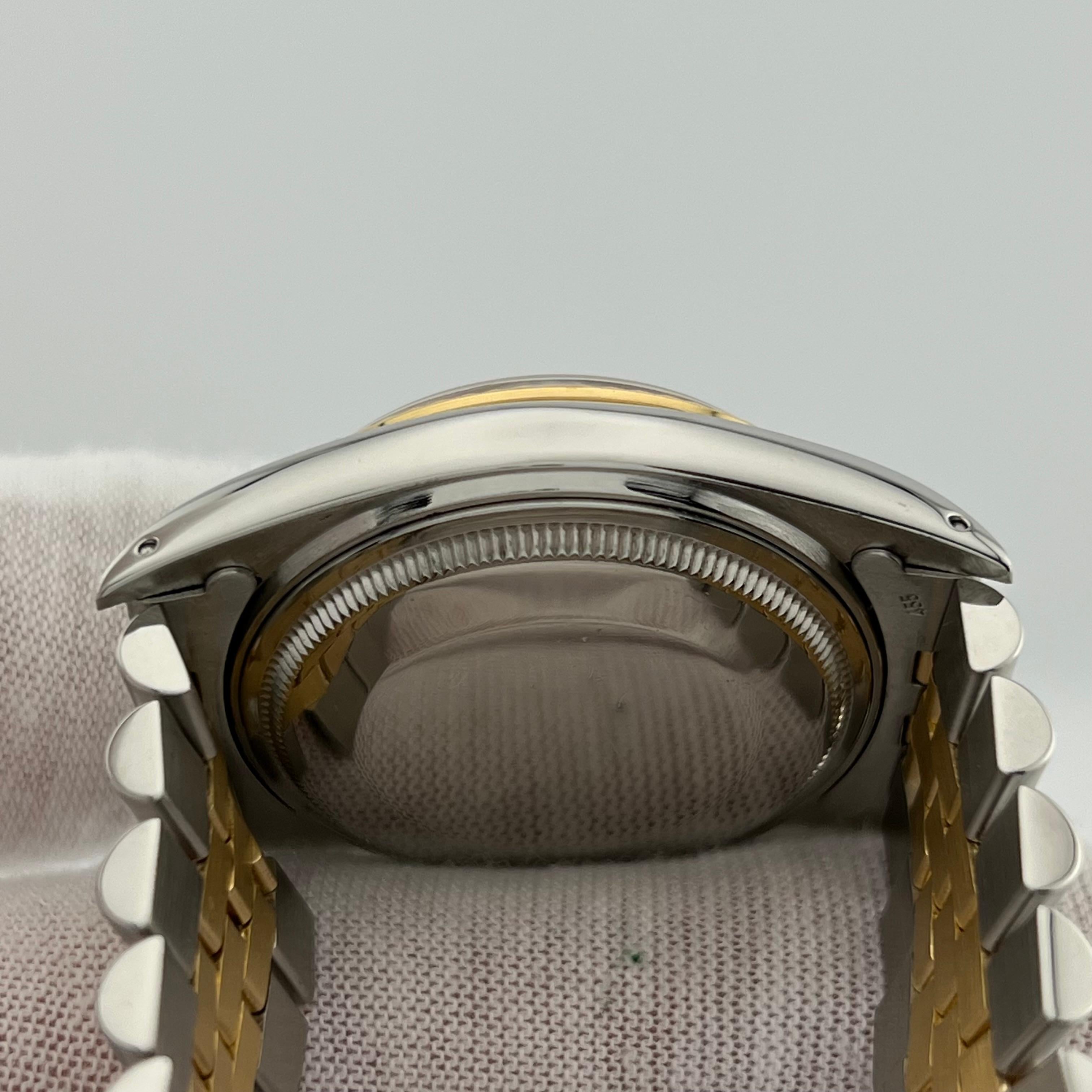 Rolex Datejust 16013 Champagne Dial 18K Yellow Gold Stainless Steel 1