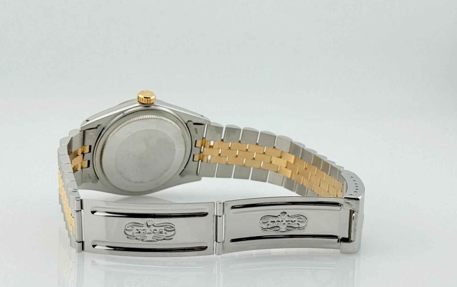 Rolex Datejust 16013 Champagne Dial 18K Yellow Gold Stainless Steel 1