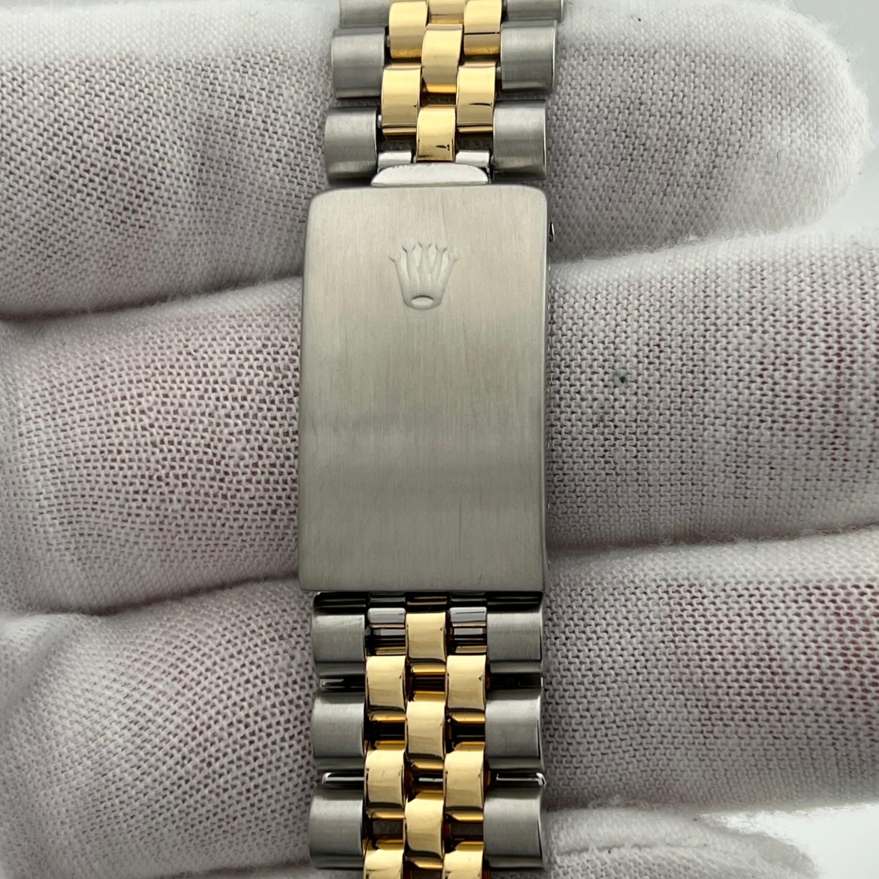 Rolex Datejust 16013 Champagne Dial 18K Yellow Gold Stainless Steel 2