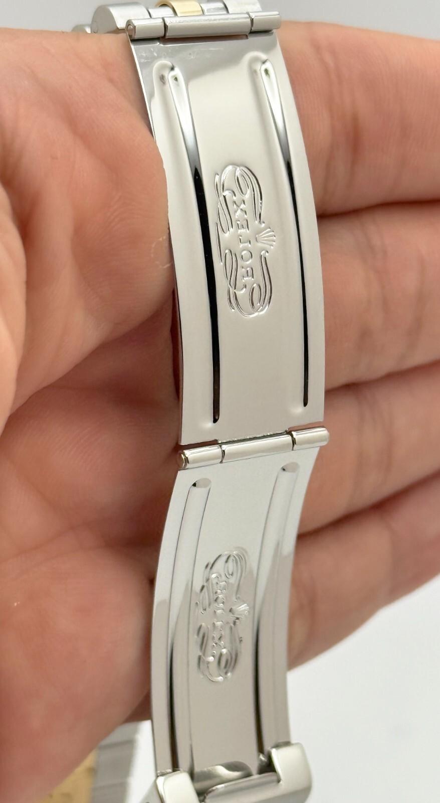 Rolex Datejust 16013 Champagne Cadran romain Or jaune 18K Acier Boîte Papier 36mm 5