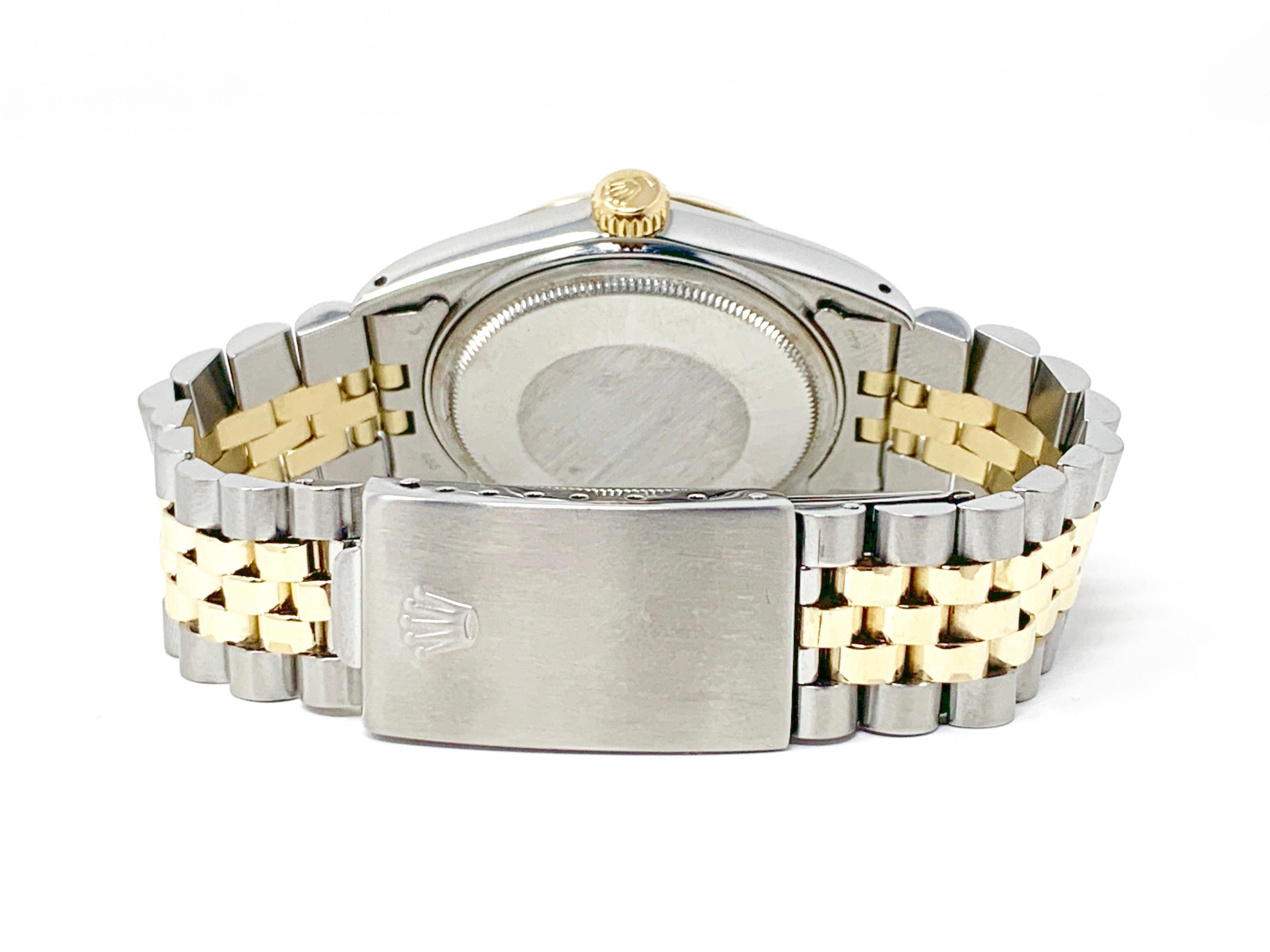 Rolex Datejust 16013 Champagner-Ständer 36mm Zweifarbiger jubilee-Ständer für Damen oder Herren