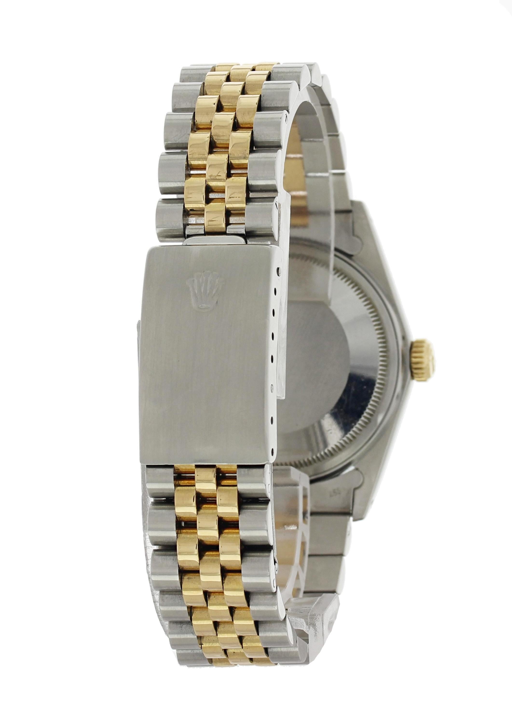 Rolex Datejust 16013 Diamond Dial Men's Watch 1