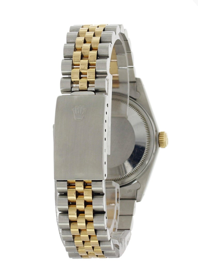Rolex Datejust 16013 Diamond Dial Men's Watch For Sale at 1stDibs