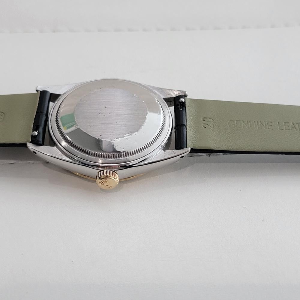 Rolex Datejust 16013 Uomo 36mm 18k SS 1980 Quadrante Computer Automatico RA617B in vendita 7