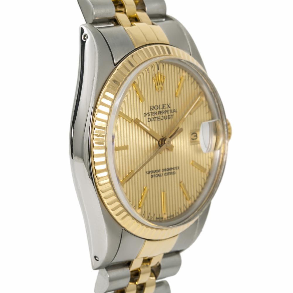 Rolex Datejust Reference #:16013. automatic-self-wind. Verified and Certified by WatchFacts. 1 year warranty offered by WatchFacts.