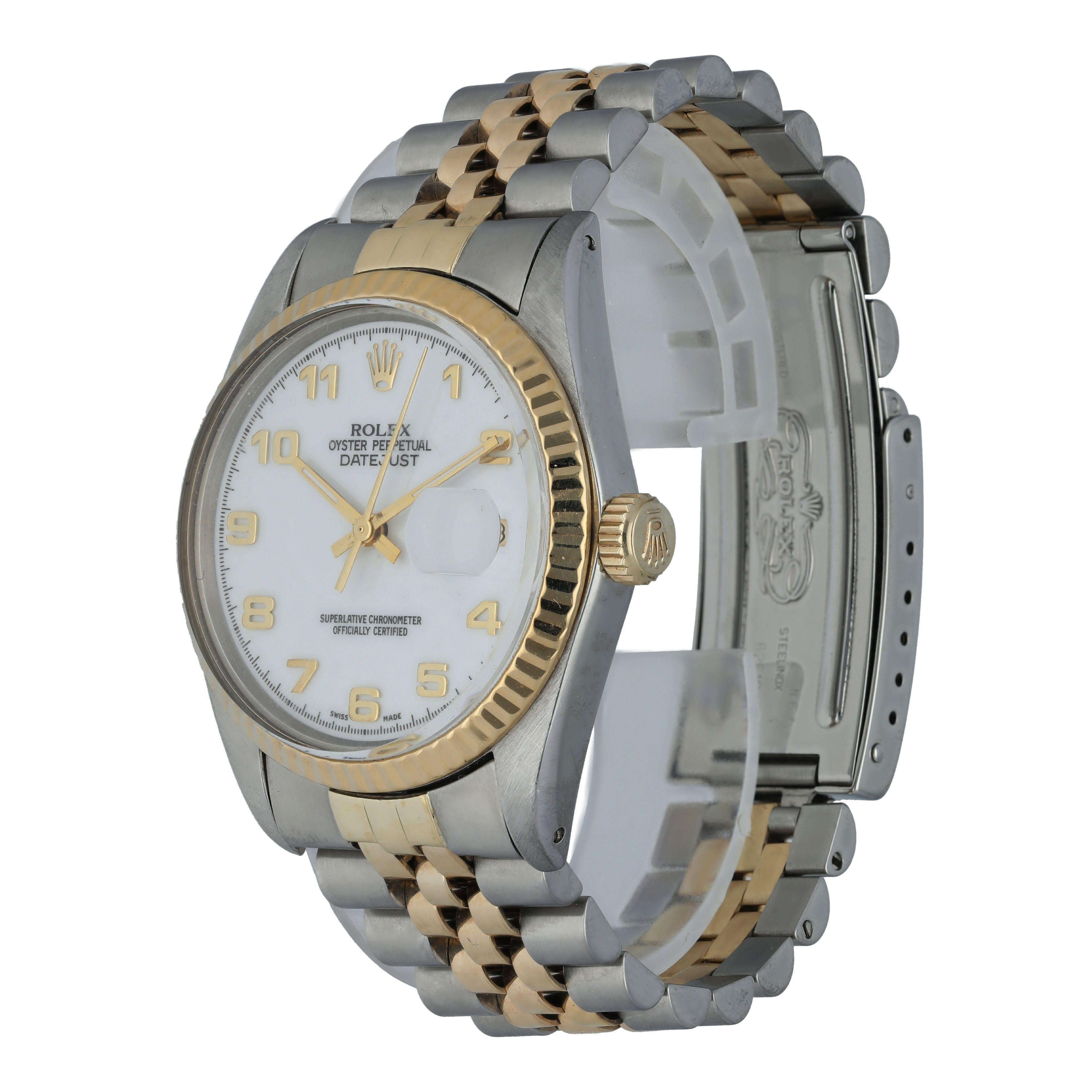 Rolex Datejust 16013 Men's Watch In Excellent Condition For Sale In New York, NY