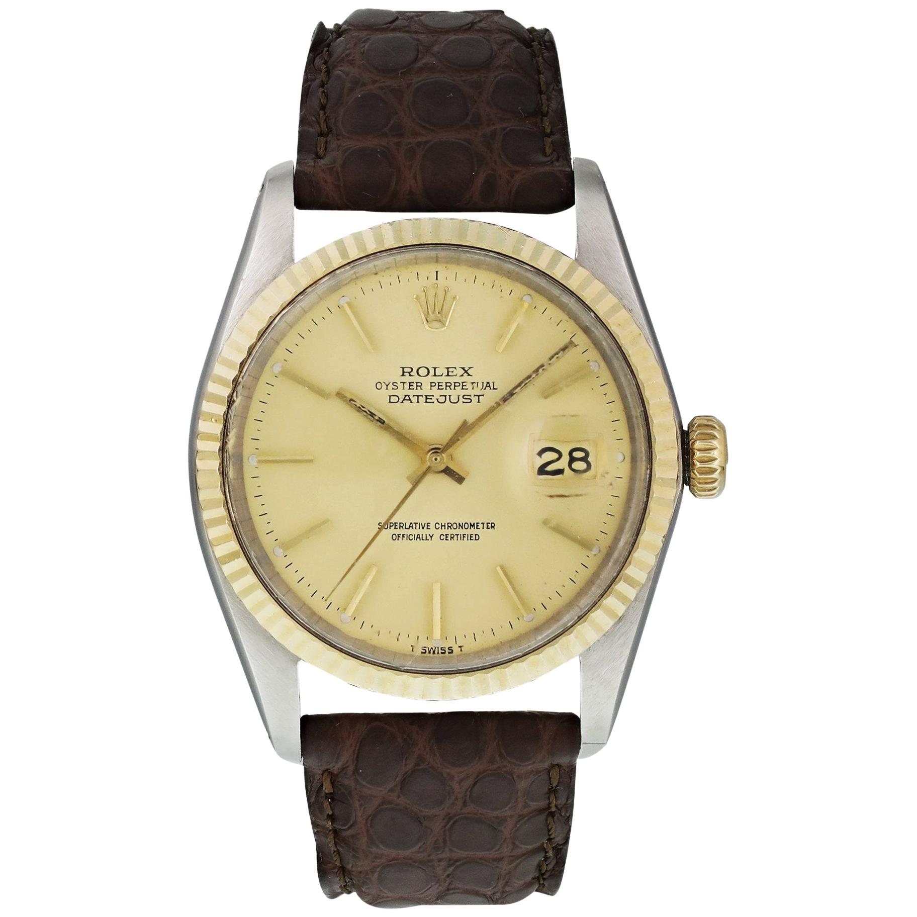 Rolex Datejust 16013 Men's Watch For Sale