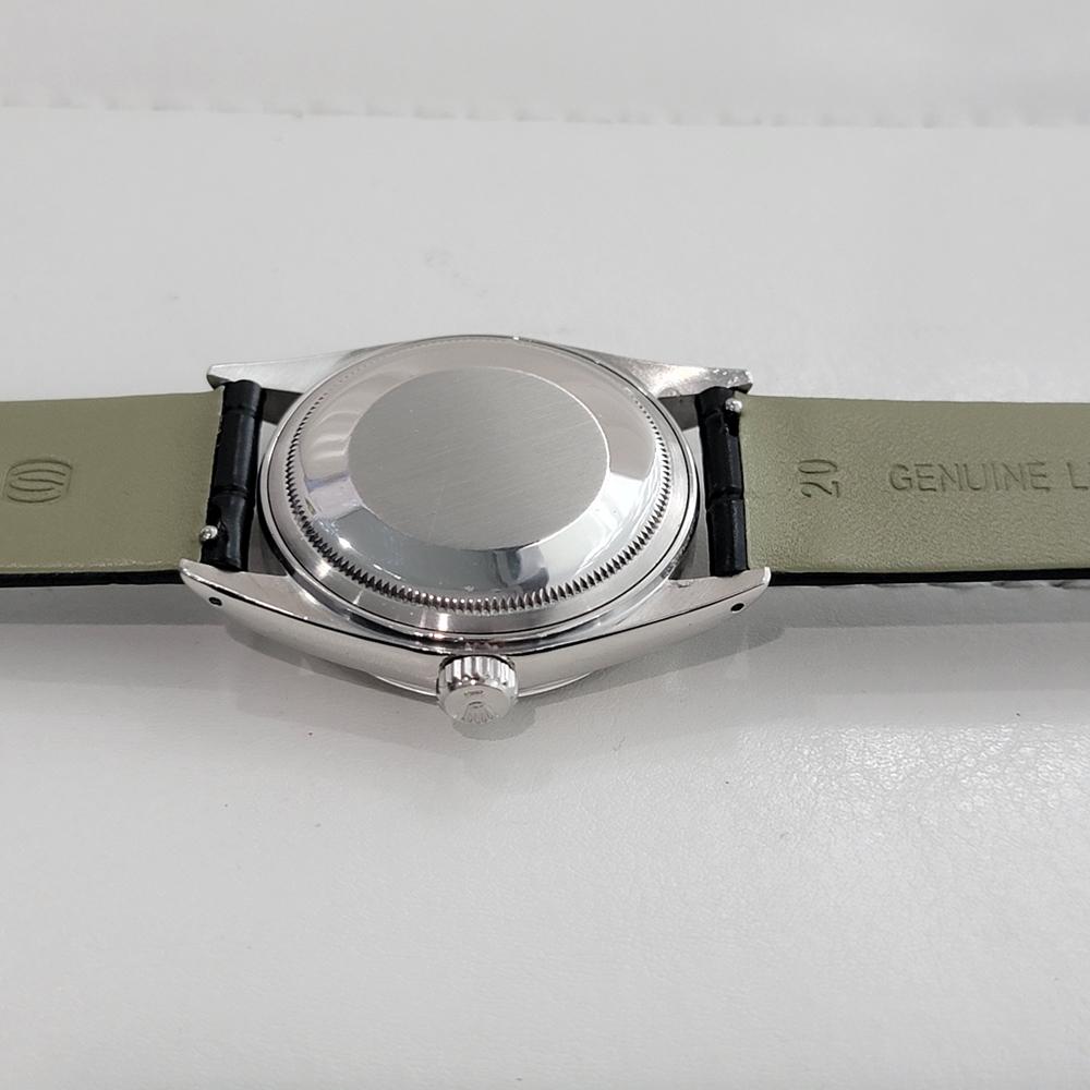 Rolex Datejust 16014 36mm 18k SS Linen Dial Mens Vintage Automatic 1970s RA586B For Sale 6