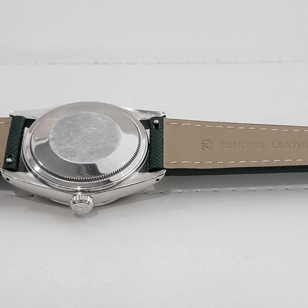 Rolex Datejust 16014 36mm 18k SS Linen Dial Mens Vintage Automatic 1980s RA587 For Sale 6