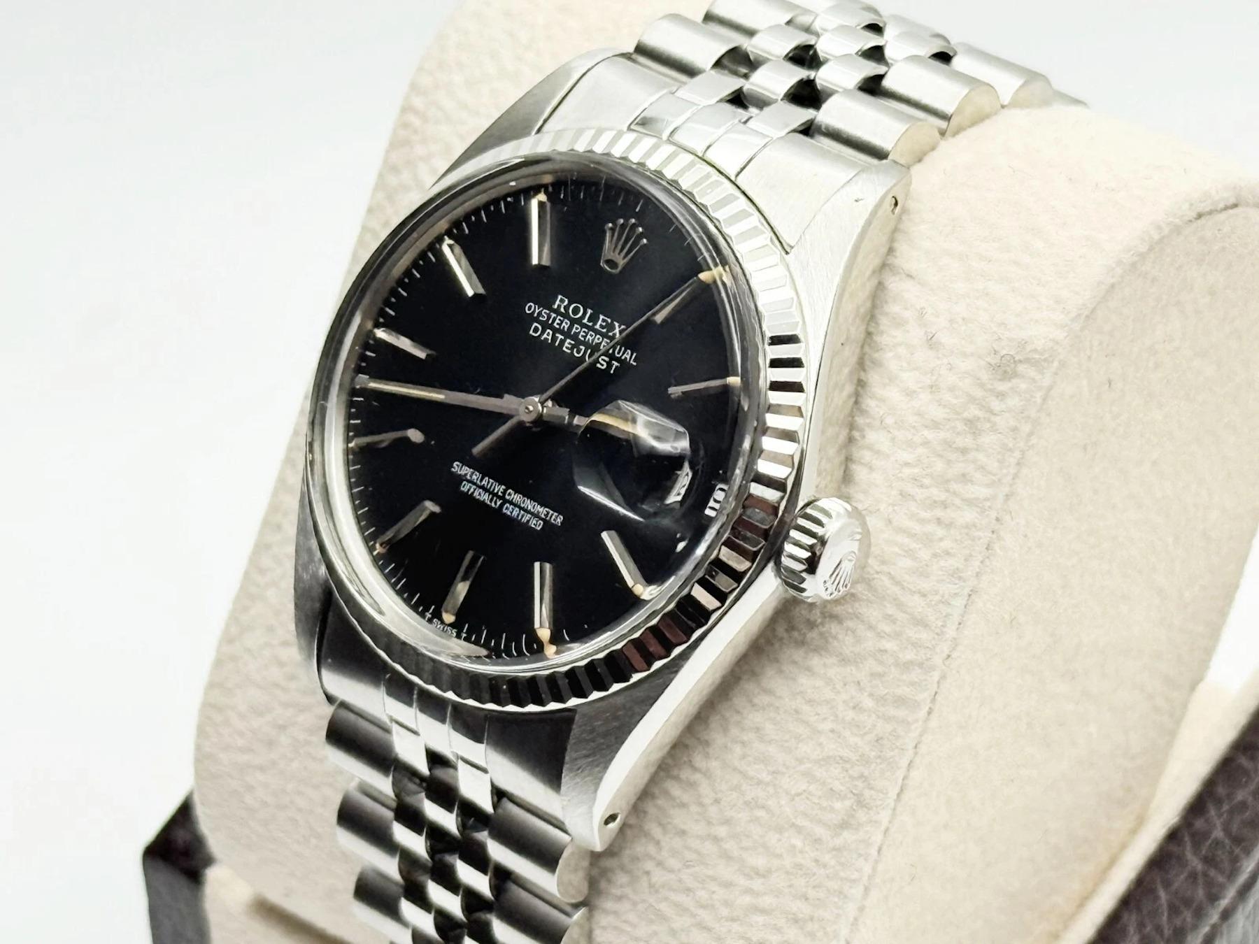 Rolex Datejust 16014 Black Dial Stainless Steel 1