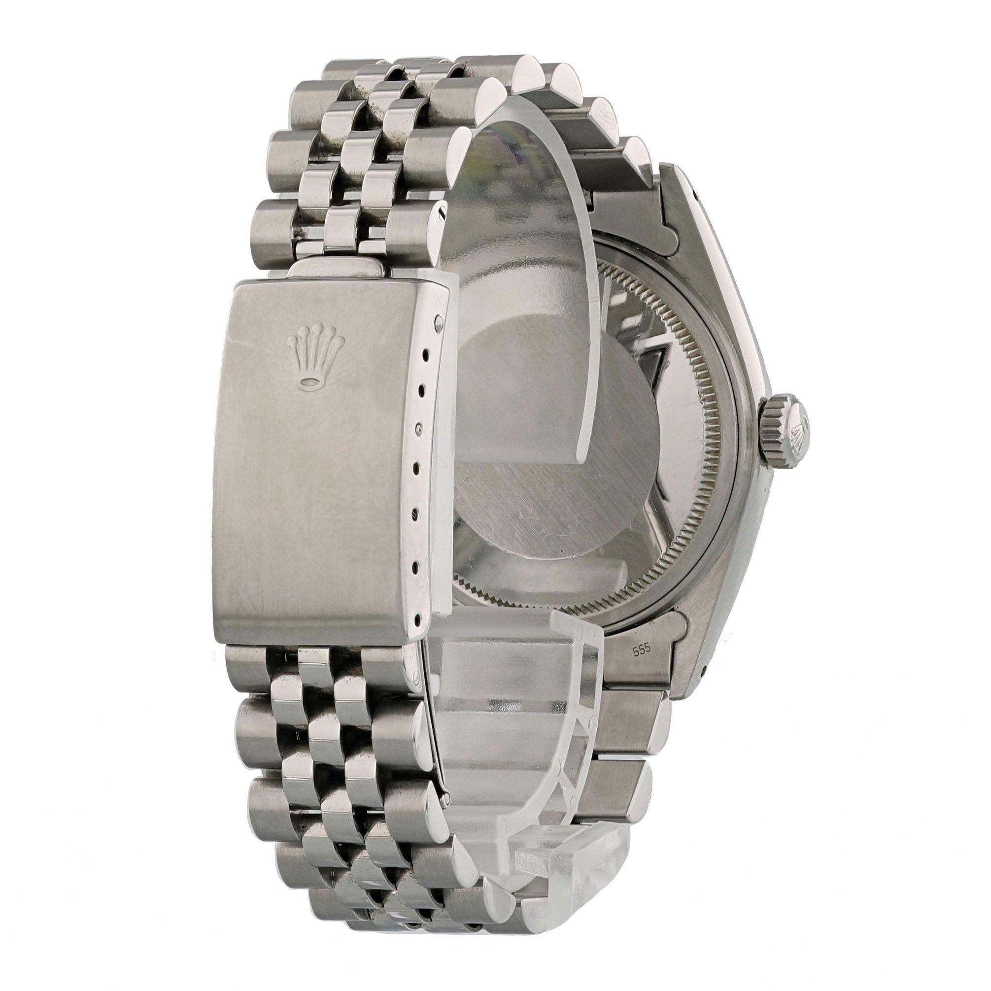 Rolex Datejust 16014 Linen Dial Men's Watch For Sale 1