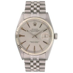 Retro Rolex Datejust 16014 Linen Dial Men's Watch