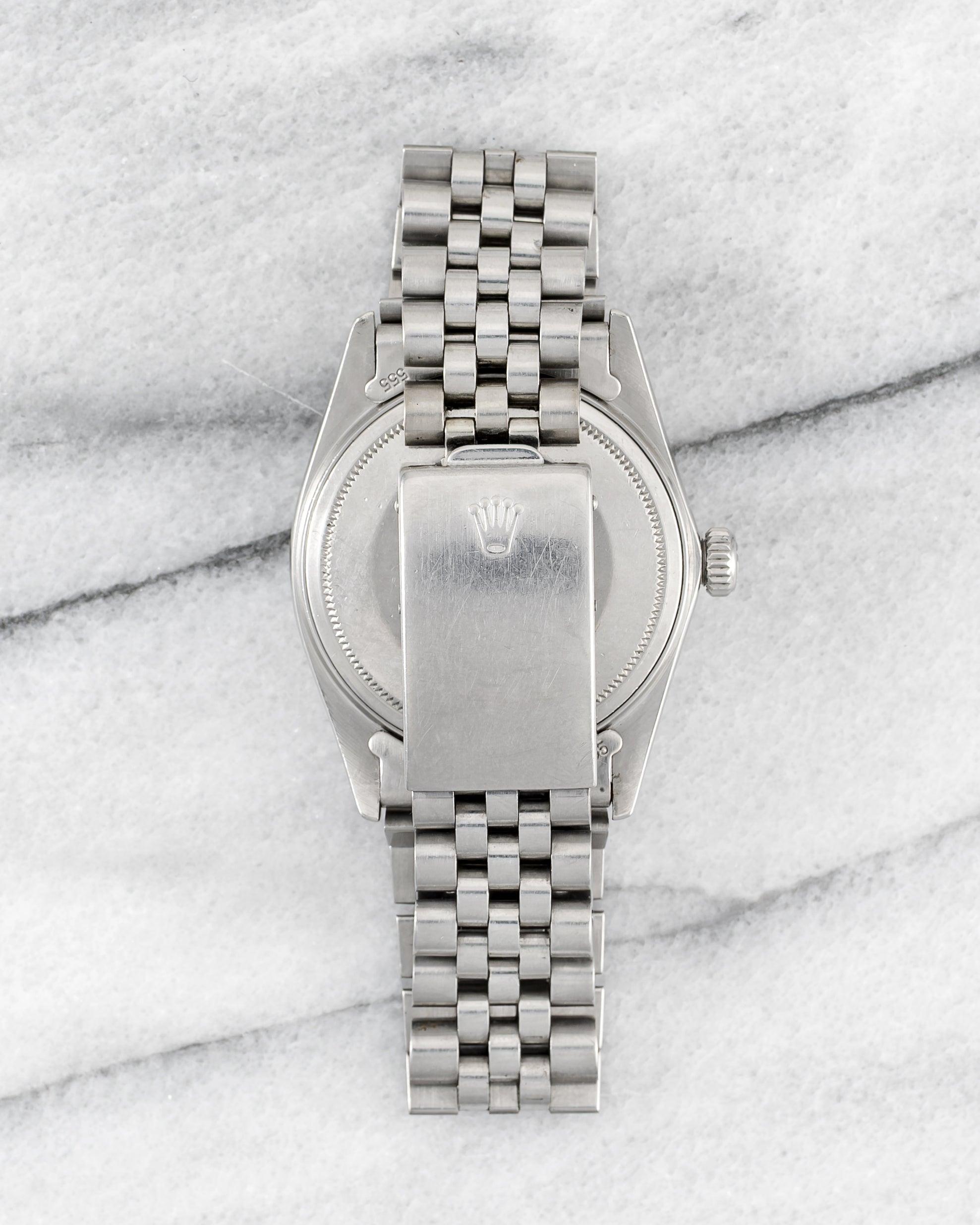 Reloj Rolex Datejust 16014 esfera plateada, años 80 en Bueno estado para la venta en New York, NY