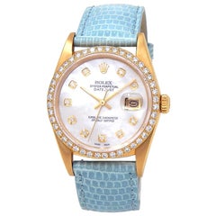 Retro Rolex Datejust 16018, Mother of Pearl Dial, Certified and Warranty