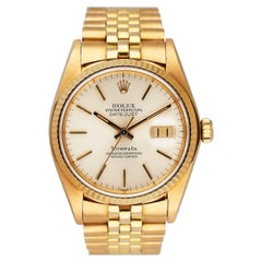 Rolex Datejust 16018 Tiffany & Co. Dial Mens Watch