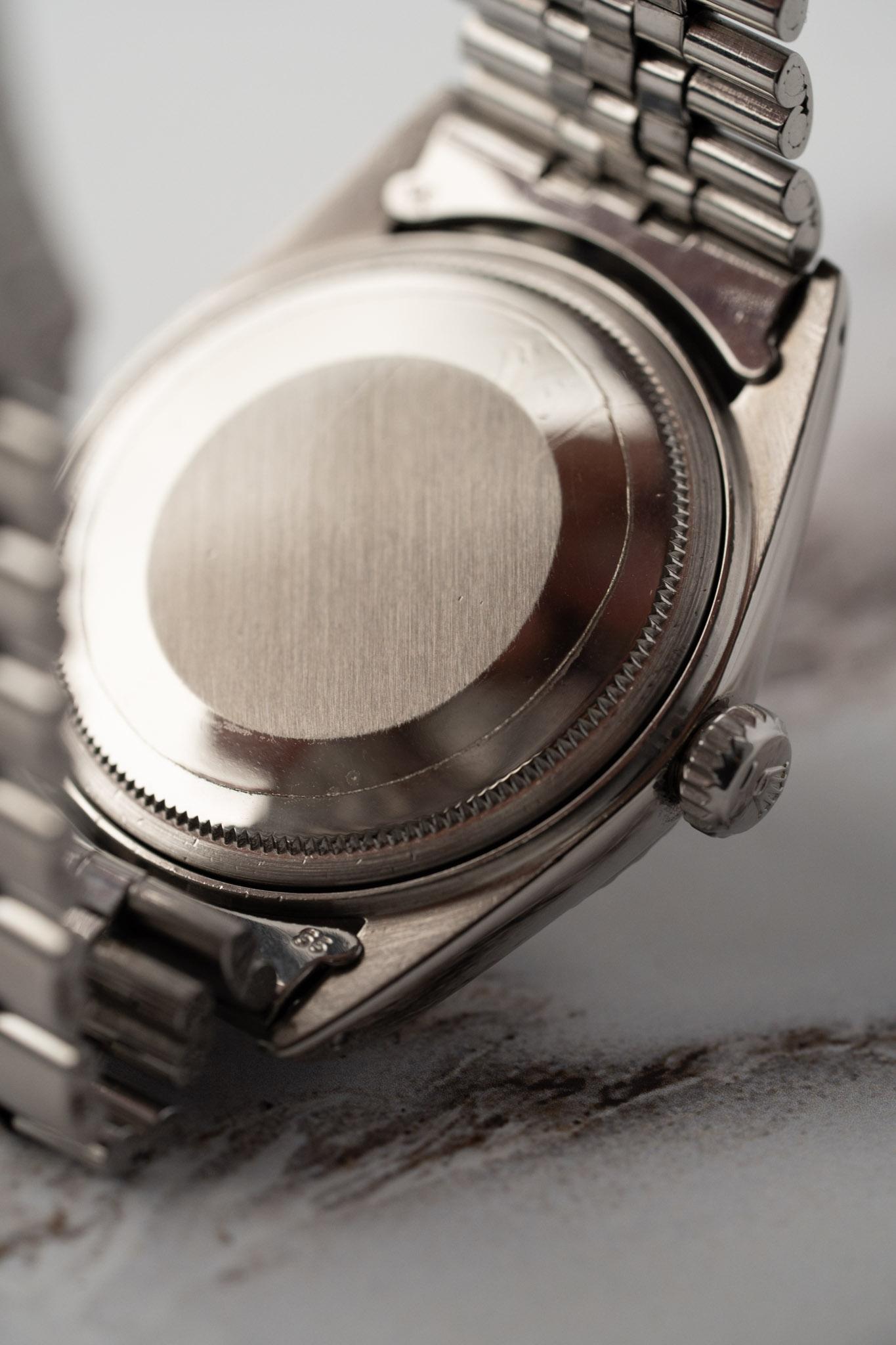 Rolex Datejust 1603 'Ghost' Quadrante Grigio 3.5m Seriale 1979 Set completo in vendita 3