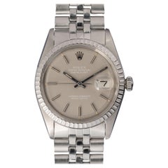 Rolex Datejust 1603 'Ghost' Graues Zifferblatt 3.5m Serie 1979 Vollständiger Satz