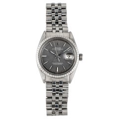 Orologio Rolex Datejust 1603 Quadrante Grigio in Steele, anni '70