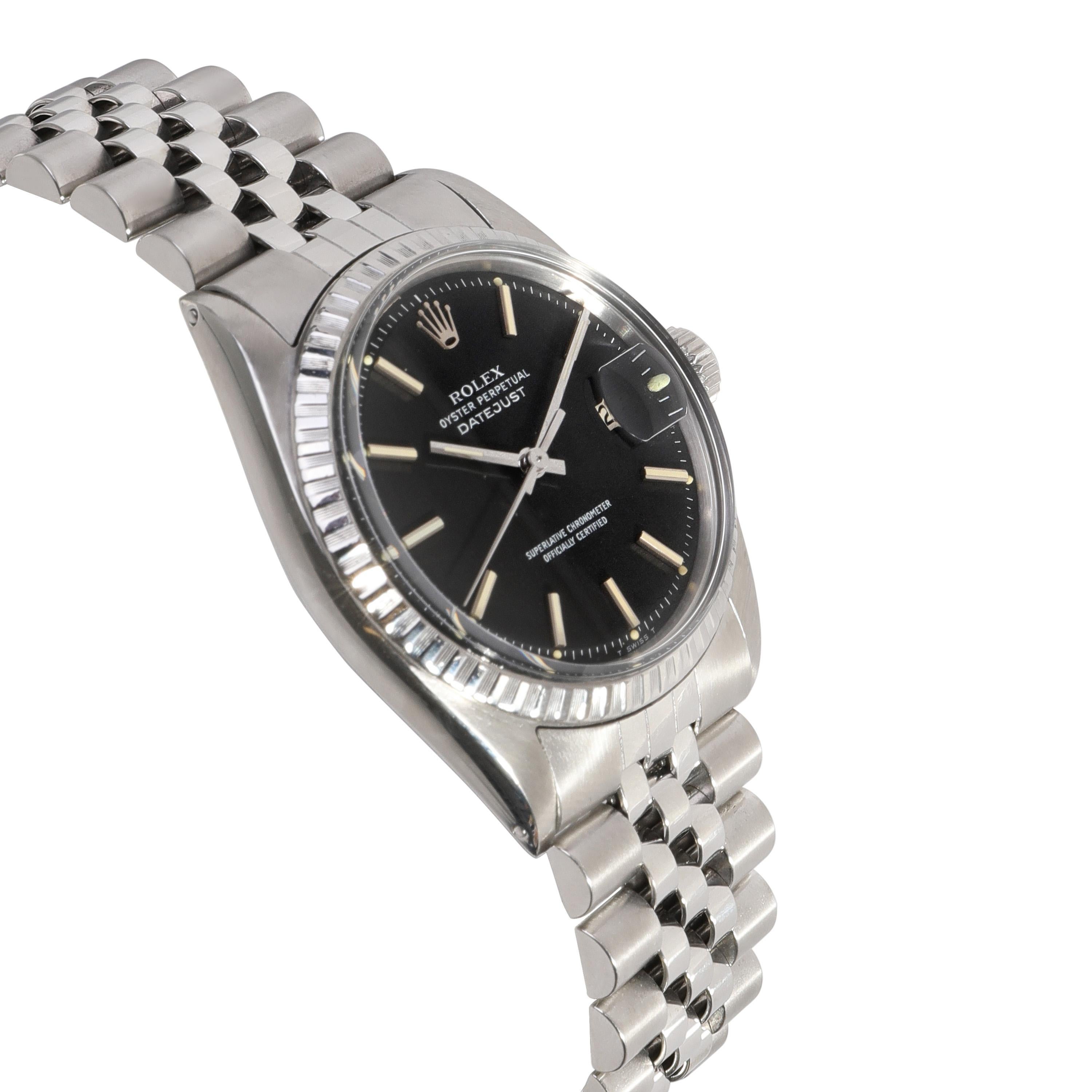 Rolex Datejust 1603 Men's Watch in Stainless Steel In Excellent Condition In New York, NY