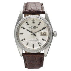 Rolex Datejust 1603 Silver Dial Mens Watch