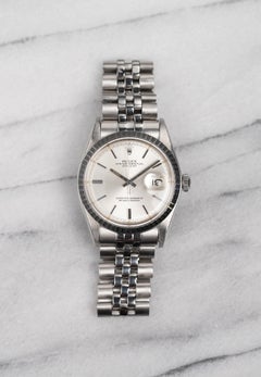 Reloj Rolex Datejust 1603 con esfera Sigma plateada, años 70