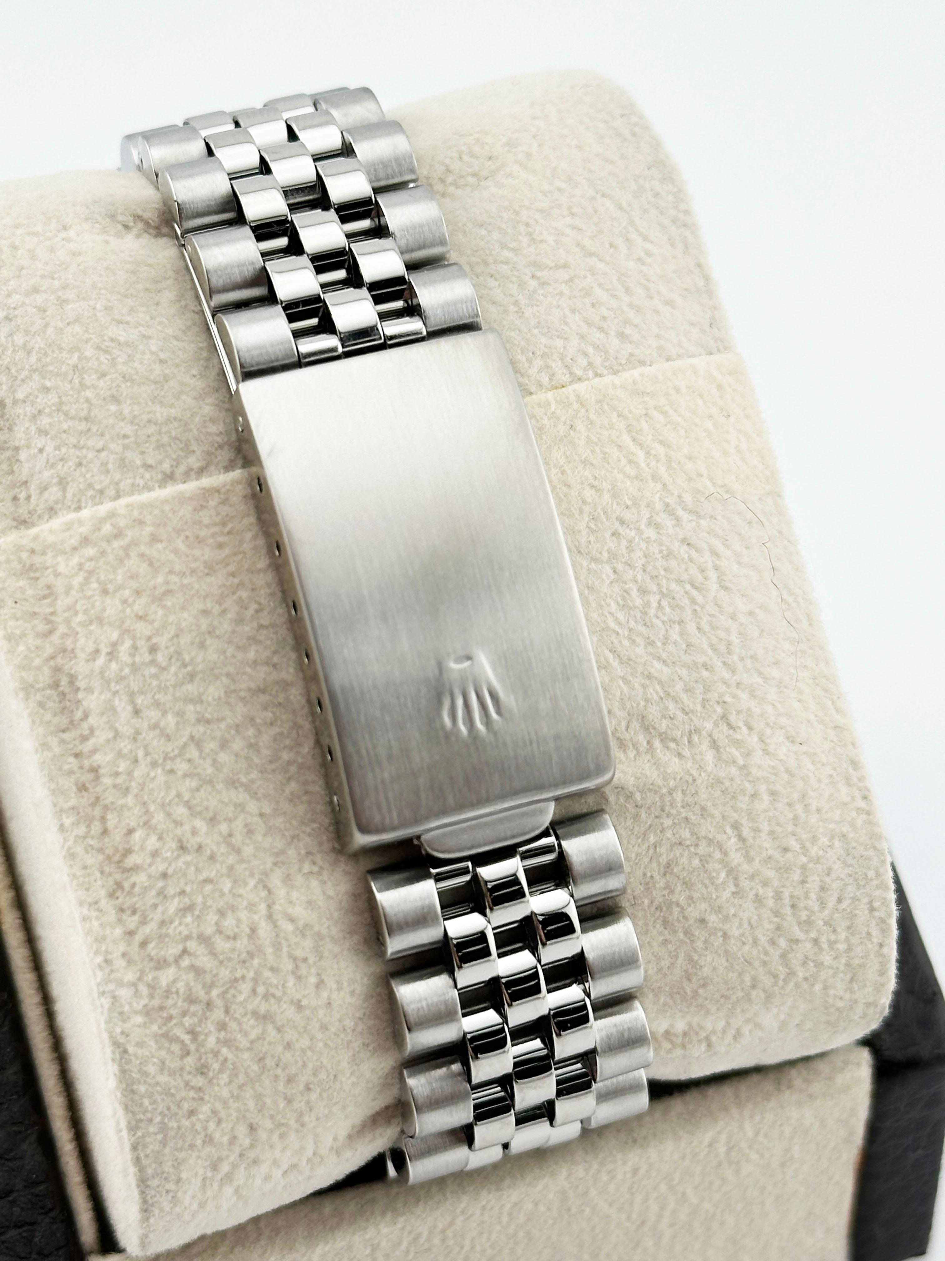 Rolex Datejust 16030 36mm White Roman Dial Stainless Steel Jubilee Band 2