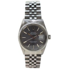 Rolex Datejust 16030 with Band and Grey Dial Certified Pre-Owned