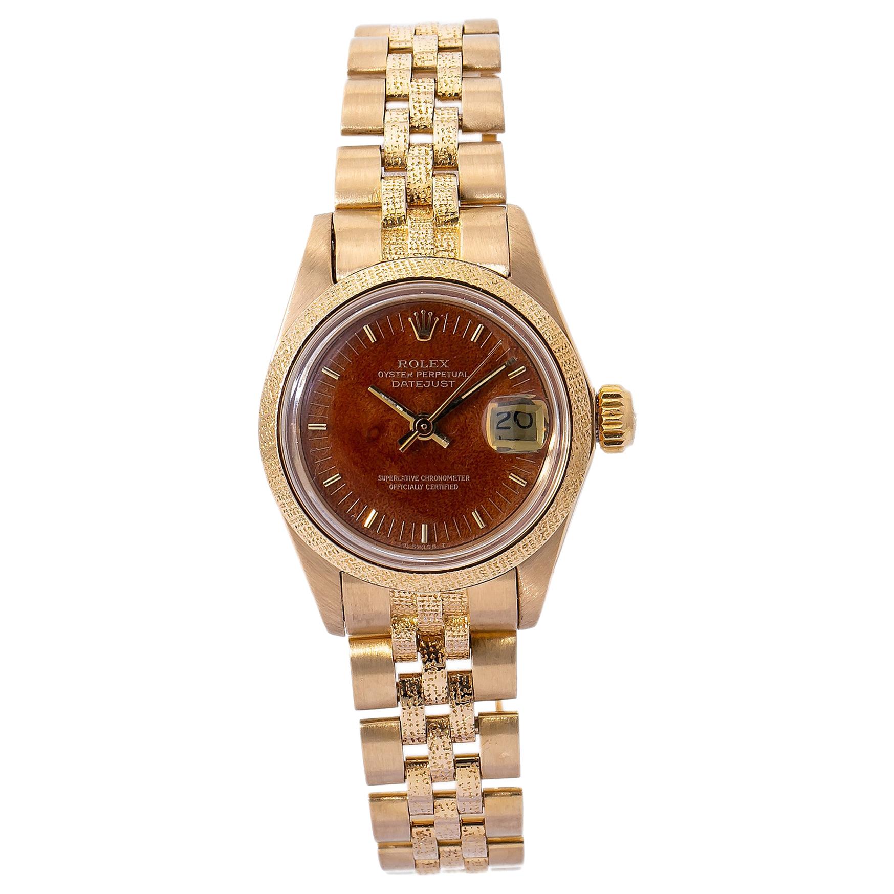 Rolex Datejust 16078, Brown Dial, Certified and Warranty