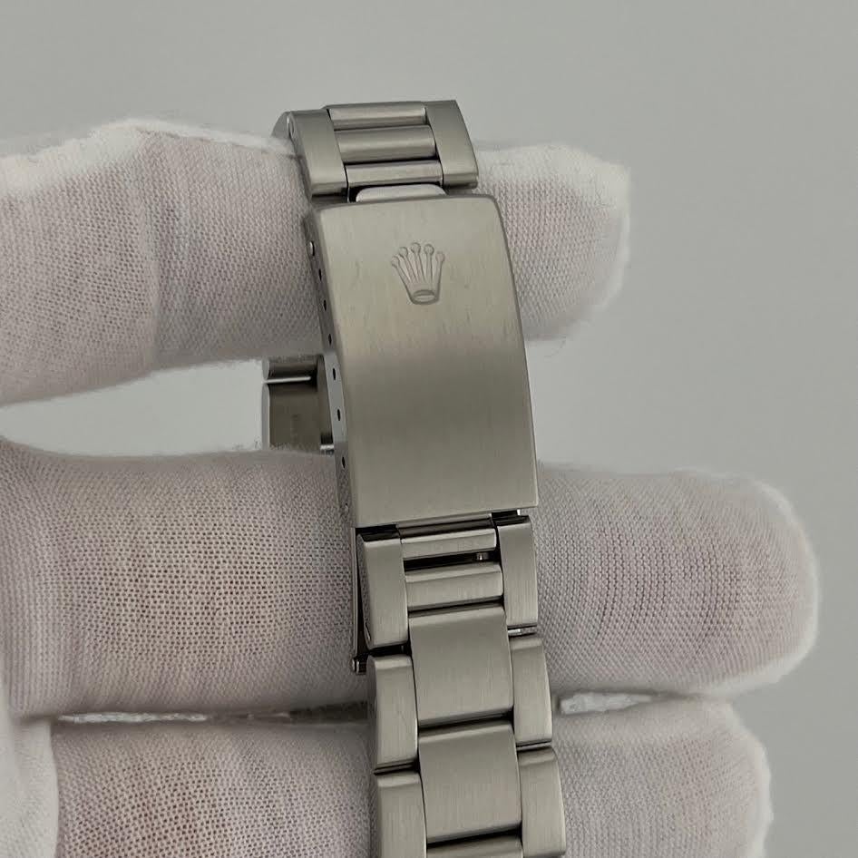 Rolex Datejust 16200 36mm Silber römische Zifferblatt Edelstahl Box Papier für Damen oder Herren im Angebot