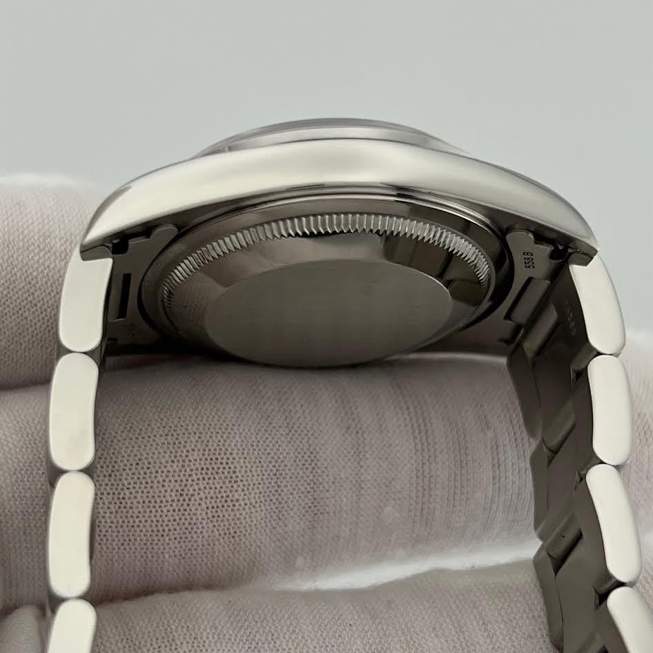 Rolex Datejust 16200 36mm Silber römische Zifferblatt Edelstahl Box Papier im Angebot 3