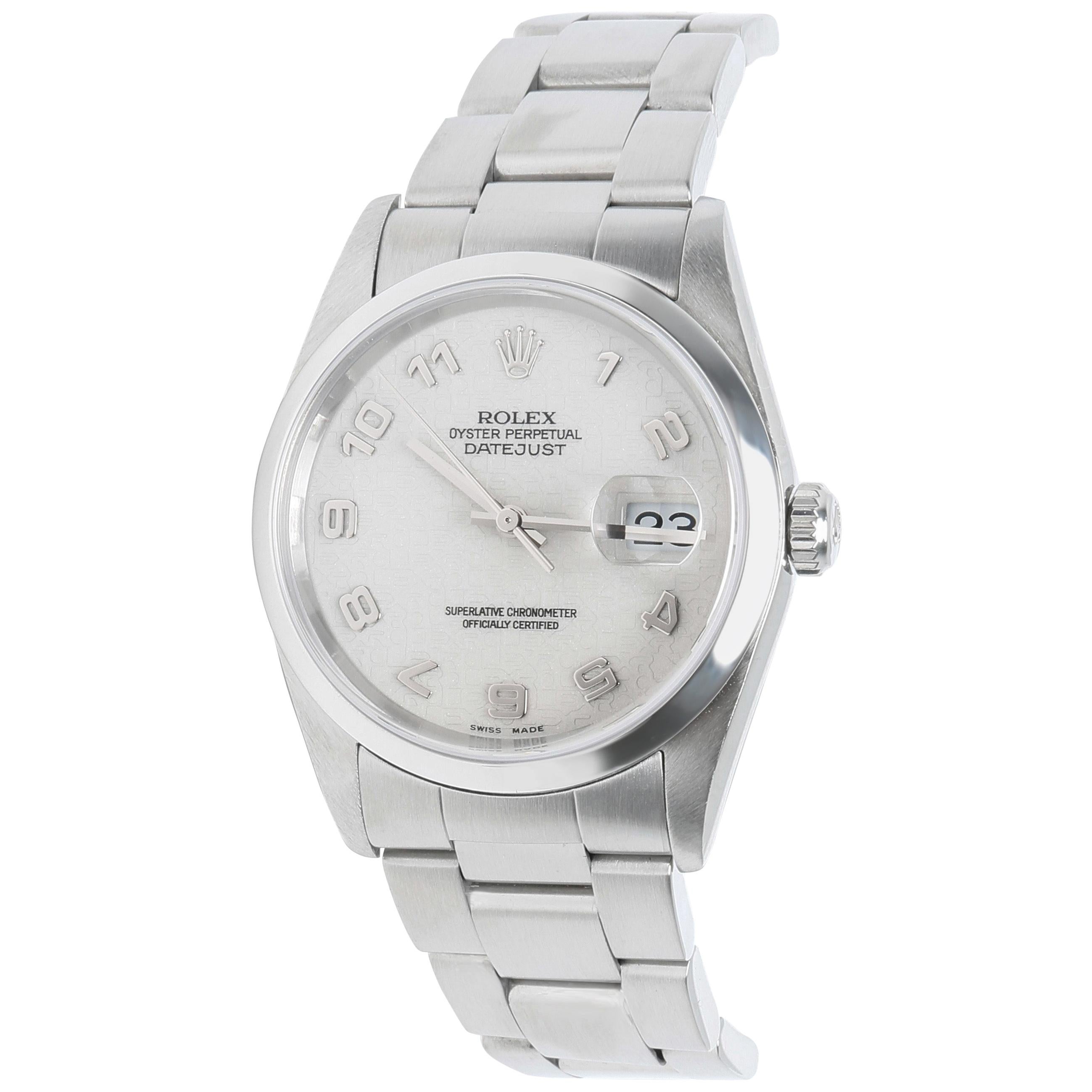 Rolex Datejust 16200 Men's Watch in Stainless Steel