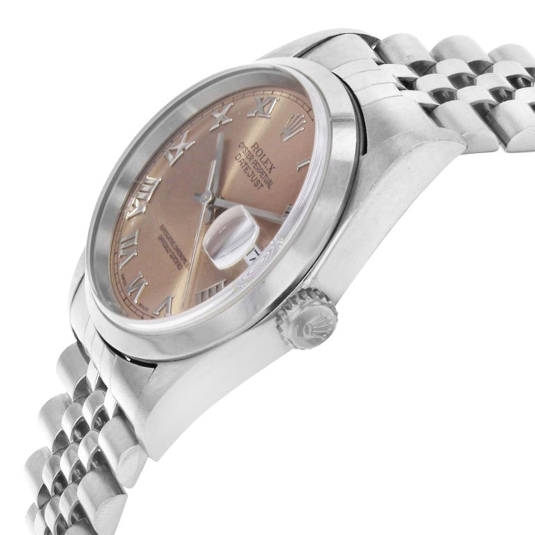 rolex datejust salmon