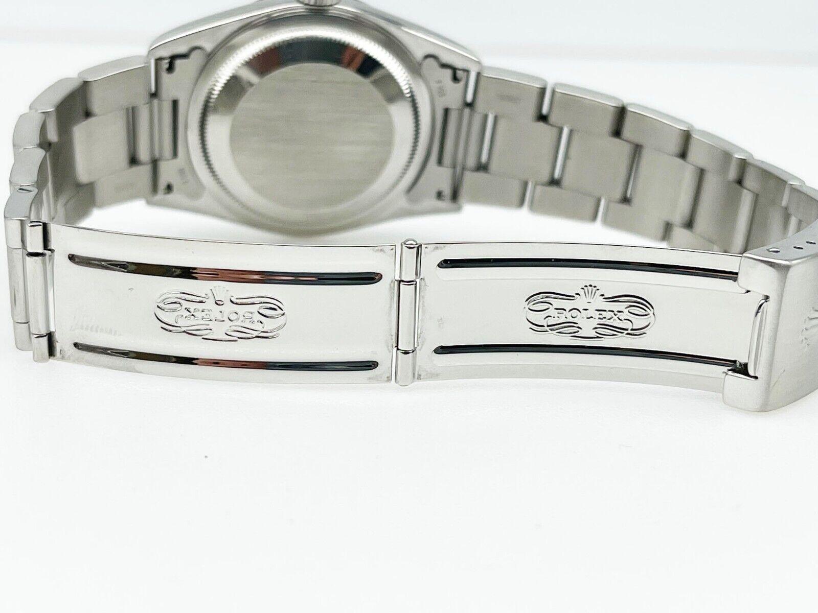 Rolex Datejust 16200 Silber Wandteppich Zifferblatt Edelstahl 1