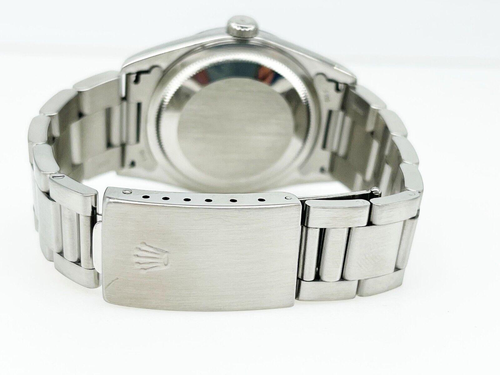 Rolex Datejust 16200 Silber Wandteppich Zifferblatt Edelstahl 2