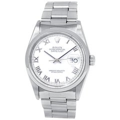 Rolex Datejust 16200, White Dial, Certified and Warranty