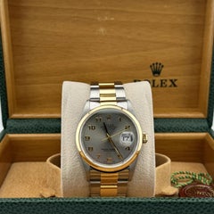Rolex Datejust 16203 36mm Slate Dial Stainless Steel 18K Yellow Gold 2002